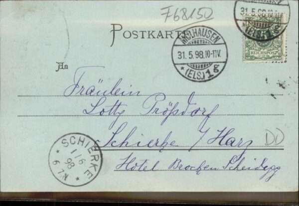 Rappoltsweiler Haut Rhin Elsass Rappoltsweiler Mondscheinkarte – Bild 2