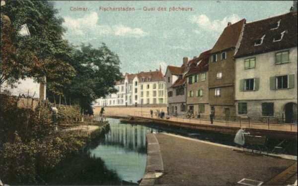 Colmar Haut Rhin Elsass Colmar Fischerstaden Quai Pecheurs