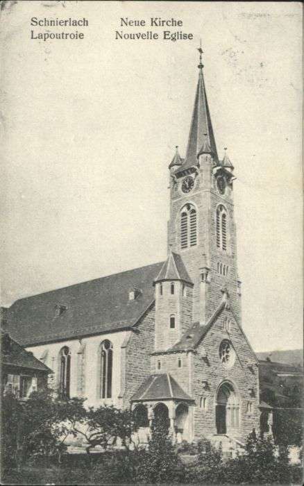 Schnierlach Lapoutroie Kirche Eglise