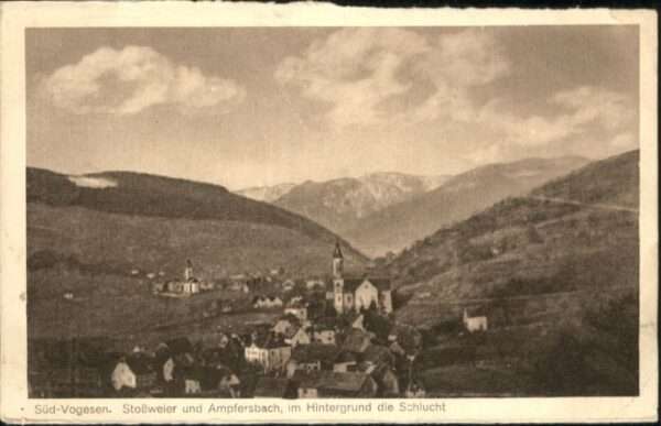 Ampfersbach Haut-Rhin Stossweier Vogesen