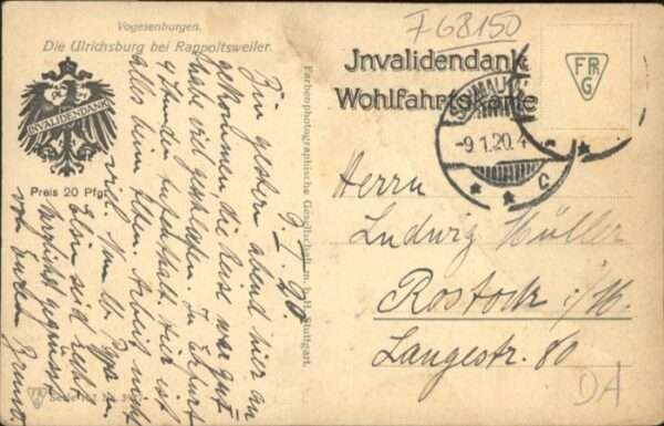 Rappoltsweiler Haut Rhin Elsass Rappoltsweiler Ulrichsburg Vogesen – Bild 2