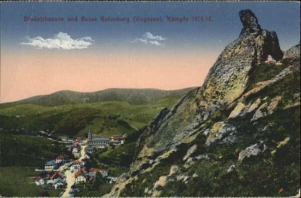 Diedolshausen Ruine Gutenburg Vogesen