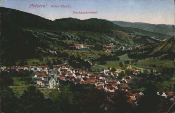 Metzeral Haut Rhin Metzeral Elsass Reichsackerkopf