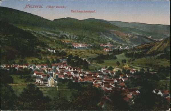 Metzeral Haut Rhin Metzeral Elsass Reichsackerkopf