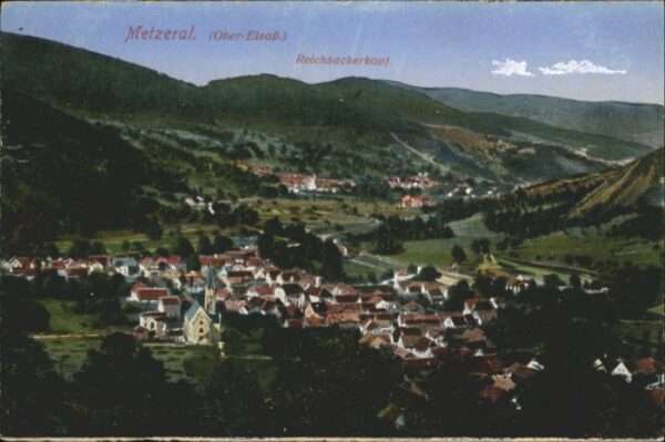 Metzeral Haut Rhin Metzeral Elsass Reichsackerkopf