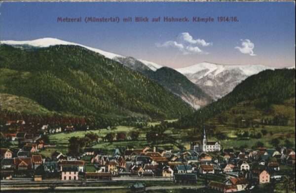 Metzeral Haut Rhin Metzeral Münstertal Hohneck