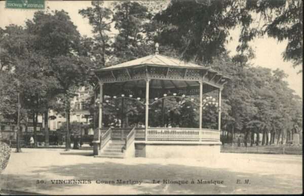 Vincennes Cours Marigny Kiosque Musique