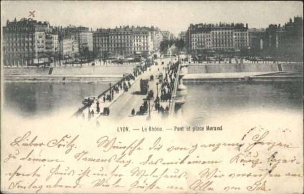 Lyon France Lyon Rhone Pont Morand