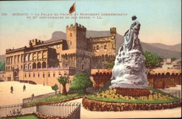 Monaco Palais Prince Monument Commemoratif