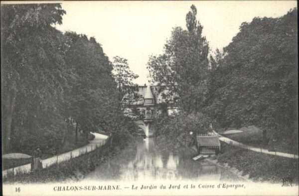 Chalons-en-Champagne Marne Jardin Jard Caisse Epargne