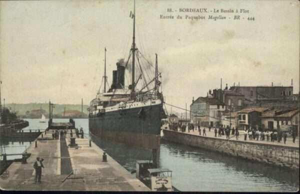 Bordeaux Bassin Flot Paquebot Magellan Dampfer