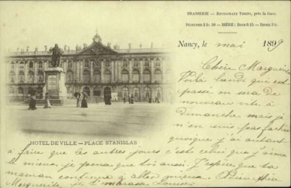Nancy Lothringen Nancy Place Stanislas Hotel de Ville
