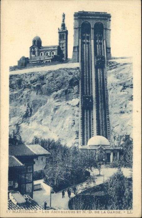 Marseille Bouches-du-Rhone Marseille Zahnradbahn Ascenseurs Garde