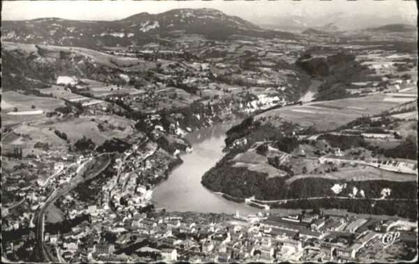 Bellegarde-sur-Valserine Bellegarde Ain Fliegeraufnahme