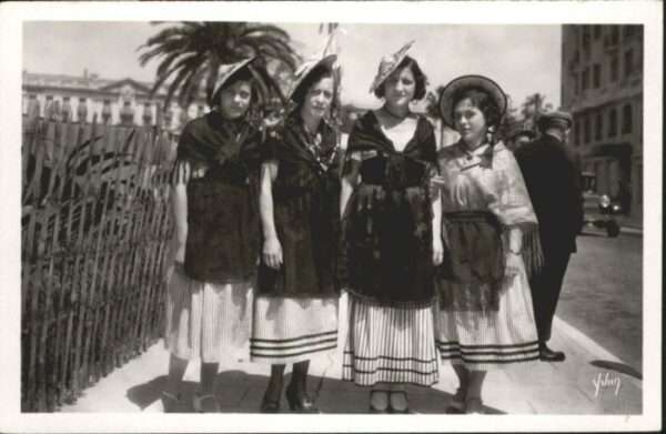 Nice Alpes Maritimes Nice Costumes Nicois Tracht