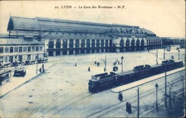 Lyon France Lyon Strassenbahn Gare Bahnhof Brotteau