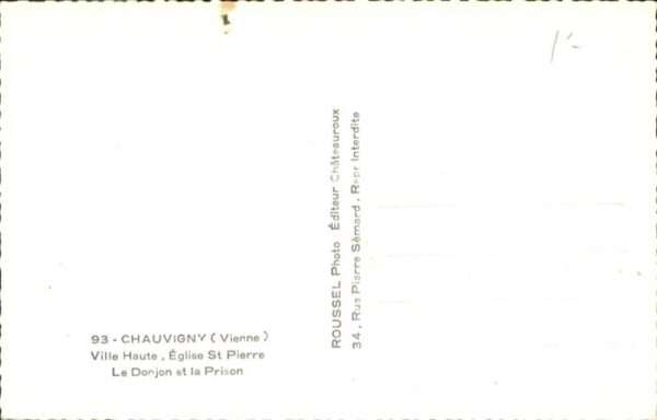 Chauvigny Eglise St. Pierre Donjon Prison – Bild 2