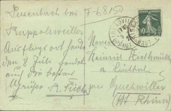Ribeauville Ruines Chateau St. Ulrich – Bild 2