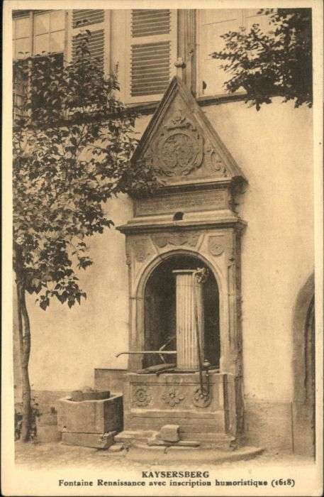 Kaysersberg Fontaine Renaissance
