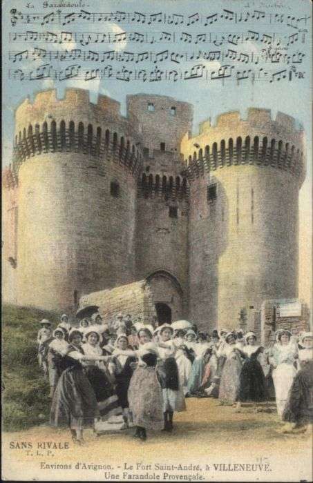 Villeneuve Fort Saint-Andre Musiknoten