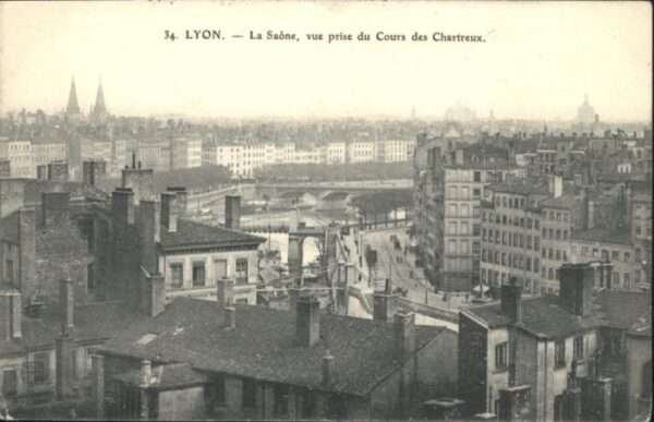 Lyon France Lyon Saone Cours Chartreux