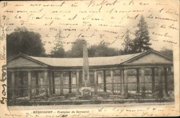 Hericourt Haute-Saone Fontaine du Savourot
