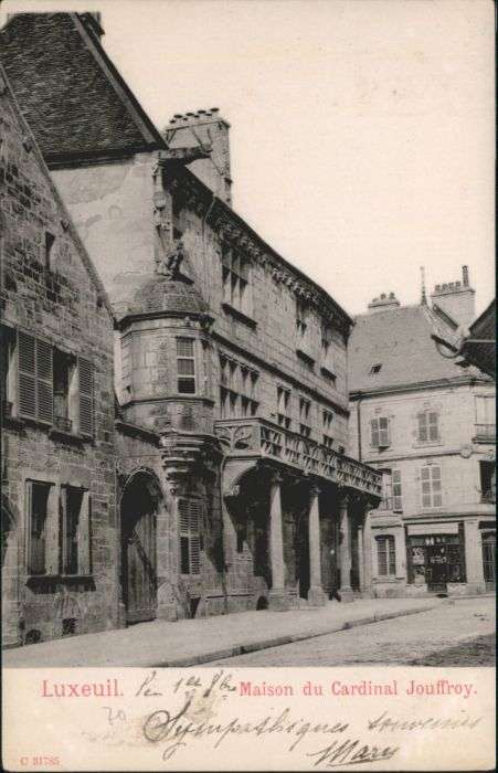 Luxeuil-les-Bains Luxeuil Maison Cardinal Jouffroy
