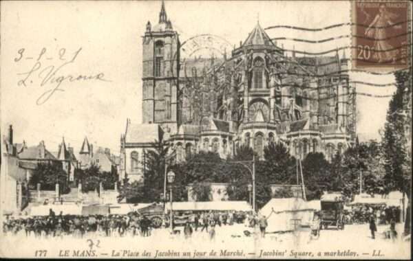 Le Mans Sarthe Le_Mans Place Jacobins Marche