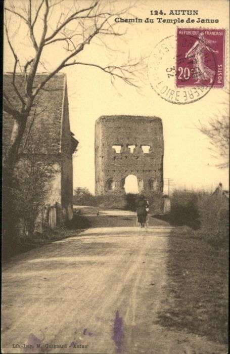 Autun Chemin Tempel Janus
