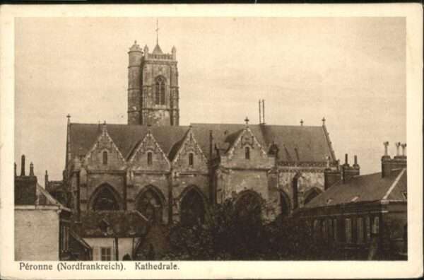 Peronne 80 Somme Peronne Kathedrale