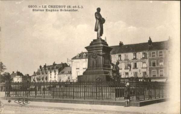 Le Creusot Saone-et-Loire Le_Creusot Statue Eugene Schneider
