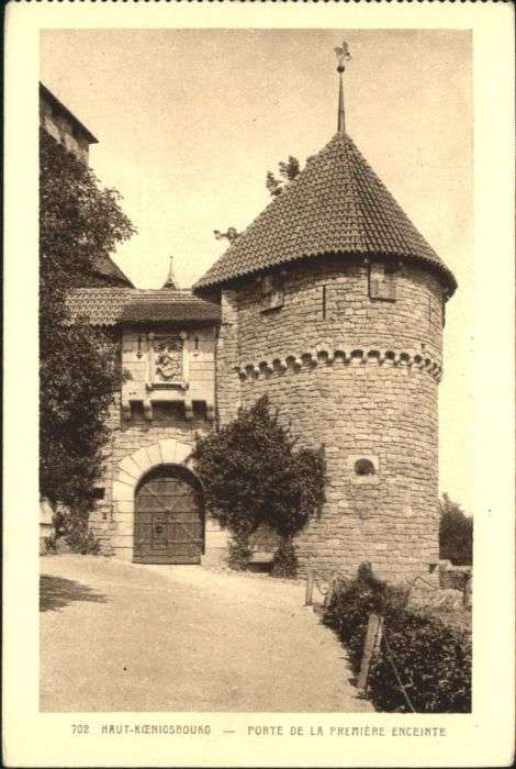 Haut-Koenigsbourg Hohkoenigsburg Haut-Koenigsbourg Porte Premiere Encein