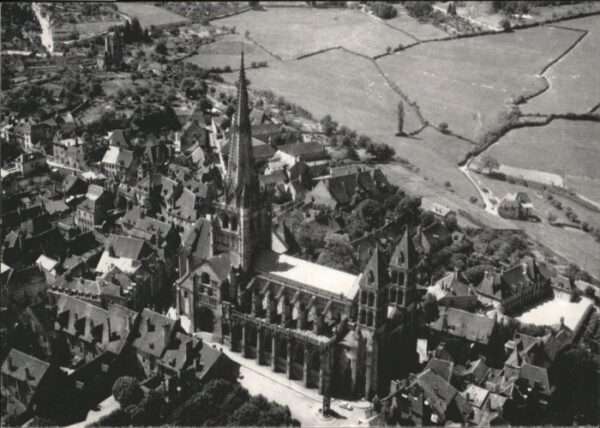 Autun Fliegeraufnahme