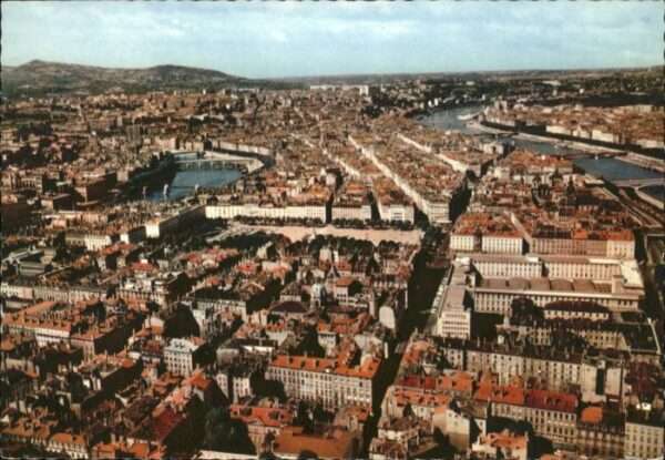 Lyon France Lyon Fliegeraufnahme