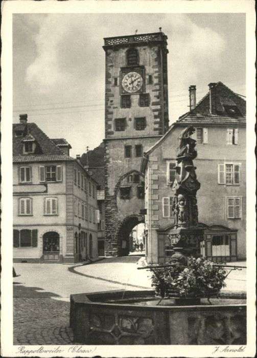 Rappoltsweiler Haut Rhin Elsass Rappoltsweiler Elsass Uhr