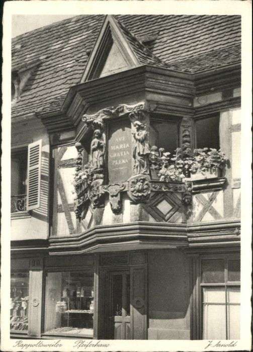 Rappoltsweiler Haut Rhin Elsass Rappoltsweiler Pfeiferhaus