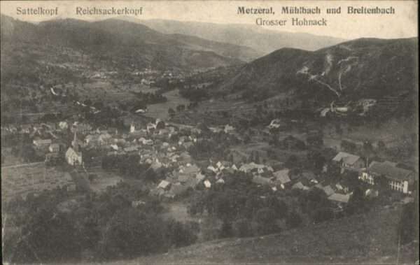 Metzeral Haut Rhin Metzeral Sattelkopf Reichsackerkopf Müh