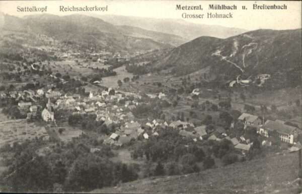 Metzeral Haut Rhin Metzeral Sattelkopf Reichsackerkopf Müh