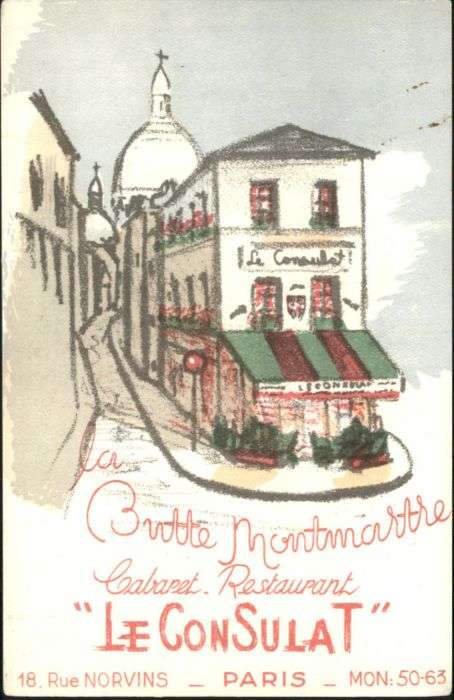 Paris Restaurant Le Consulat