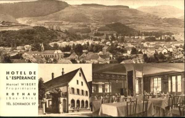 Rothau Bas-Rhin Rothau Hotel de l'Esperance