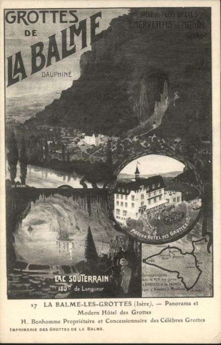 La Balme-les-Grottes Hotel des Grottes Lac Souterrain