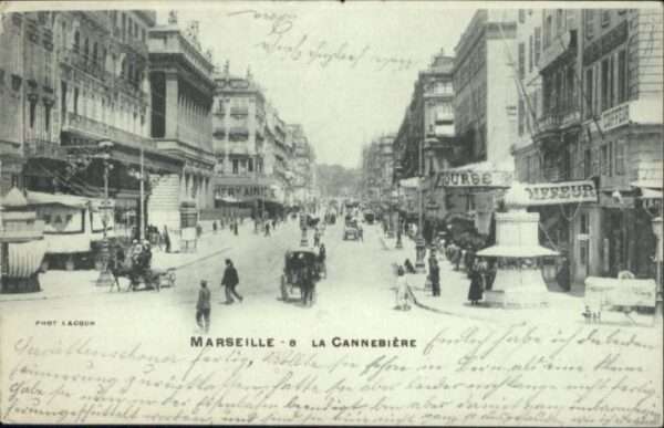 Marseille Bouches-du-Rhone Marseille la Cannebiere