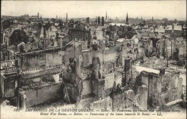 Reims Champagne Ardenne Reims les Ruines de la grande Guerre