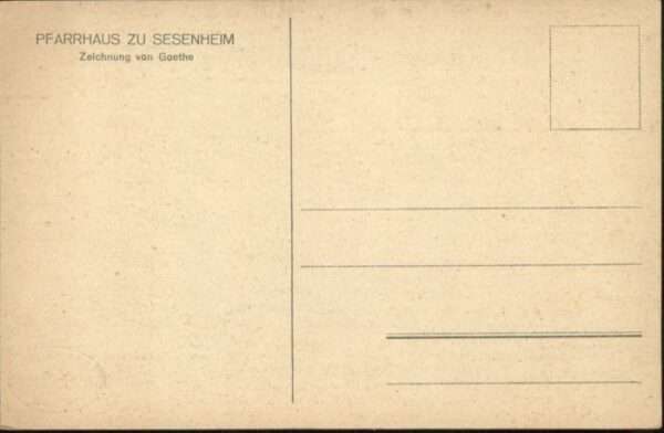 Sesenheim Künstler Goethe Pfarrhaus – Bild 2