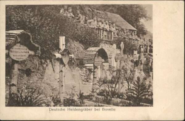 Militaria WK1 Bovelle Deutsche Heldengräber
