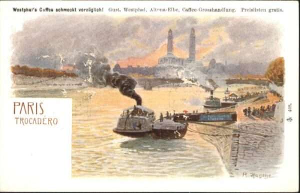 Paris Künstler R. Ifanche Trocadero