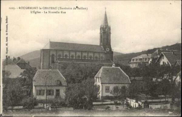 Rougemont-le-Chateau Eglise la nouevelle Rue