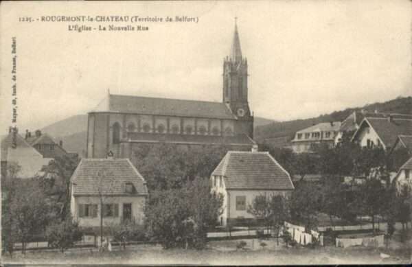 Rougemont-le-Chateau Eglise la nouevelle Rue
