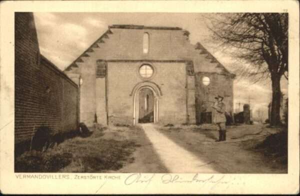 Vermandovillers Zerstörte Kirche