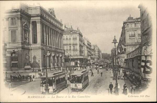 Marseille Bouches-du-Rhone Marseille La Bourse la Rue Cannebiere S